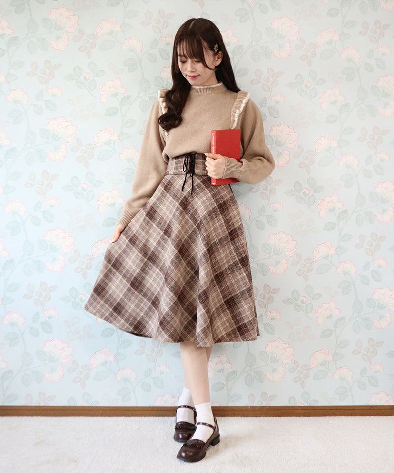 beige×white / 162cm