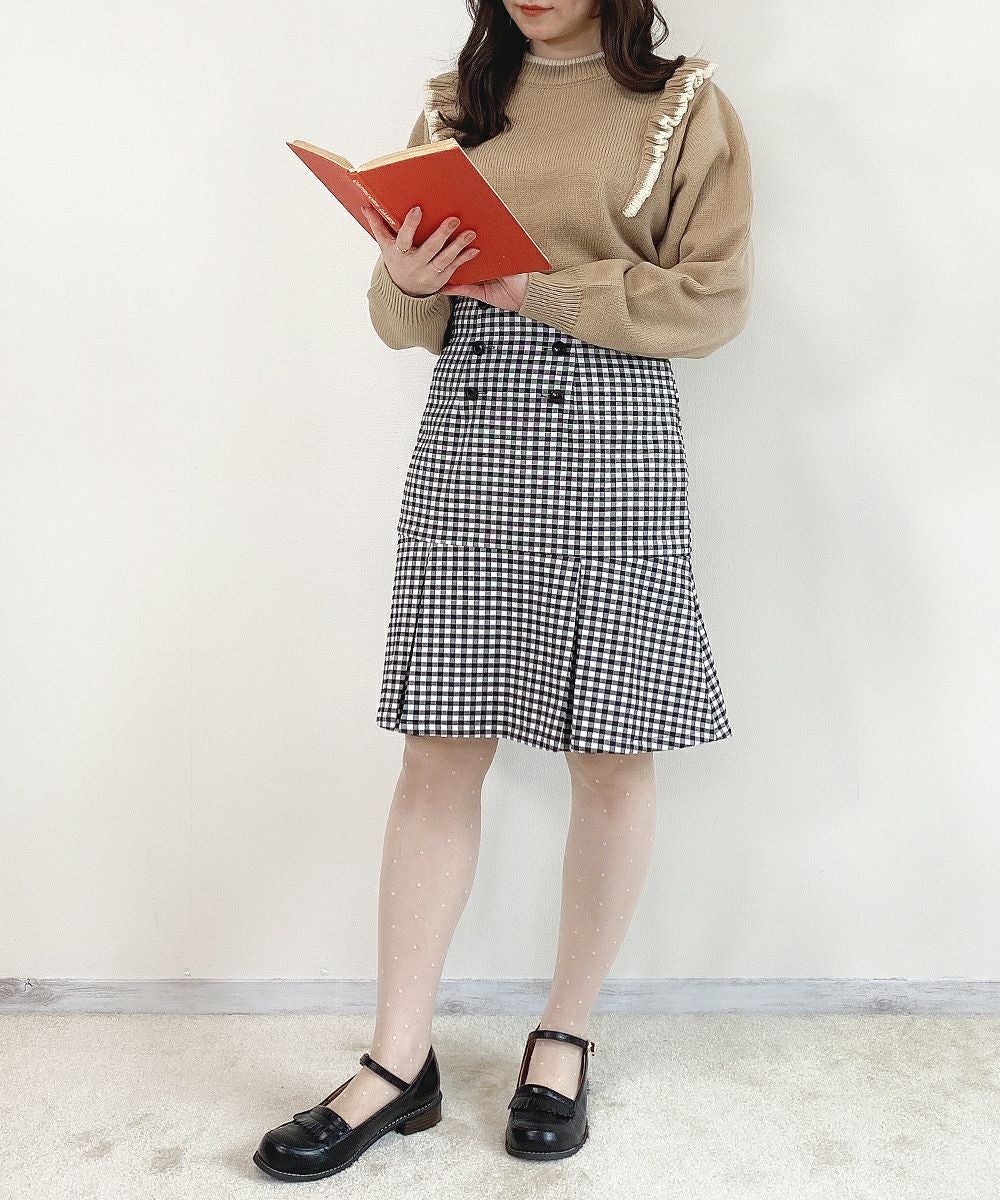 beige×white / 153cm