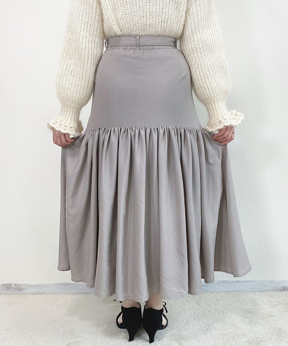 □ギャザーマーメイドスカート/an another angelus [41BG03p003] | F