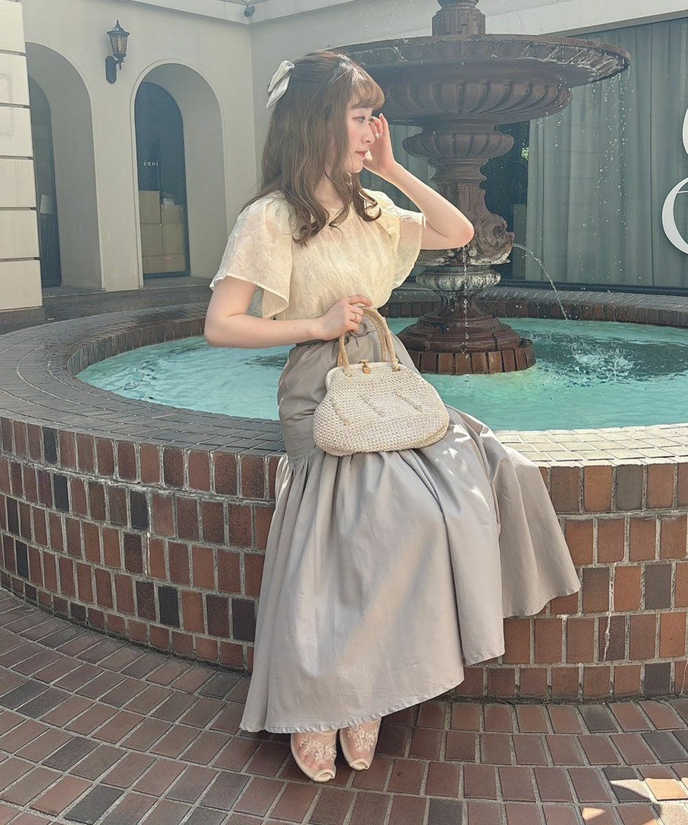 □ギャザーマーメイドスカート/an another angelus [41BG03p003] | F