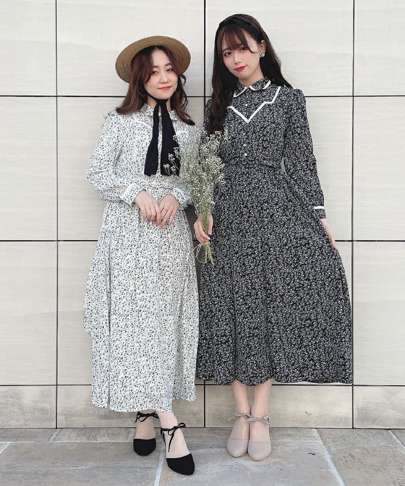 左:off×blue 153cm / 右:black×gray 162cm