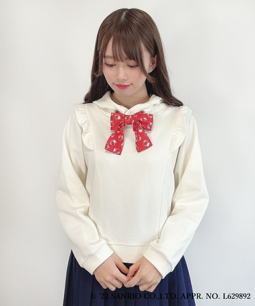 スカーフ付きスウェットパーカー/ハローキティ/F i.n.t [41AI03j004