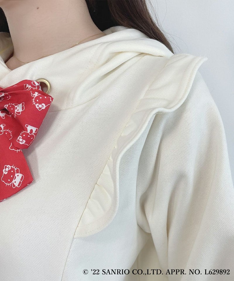 ivory / ショルダーフリル