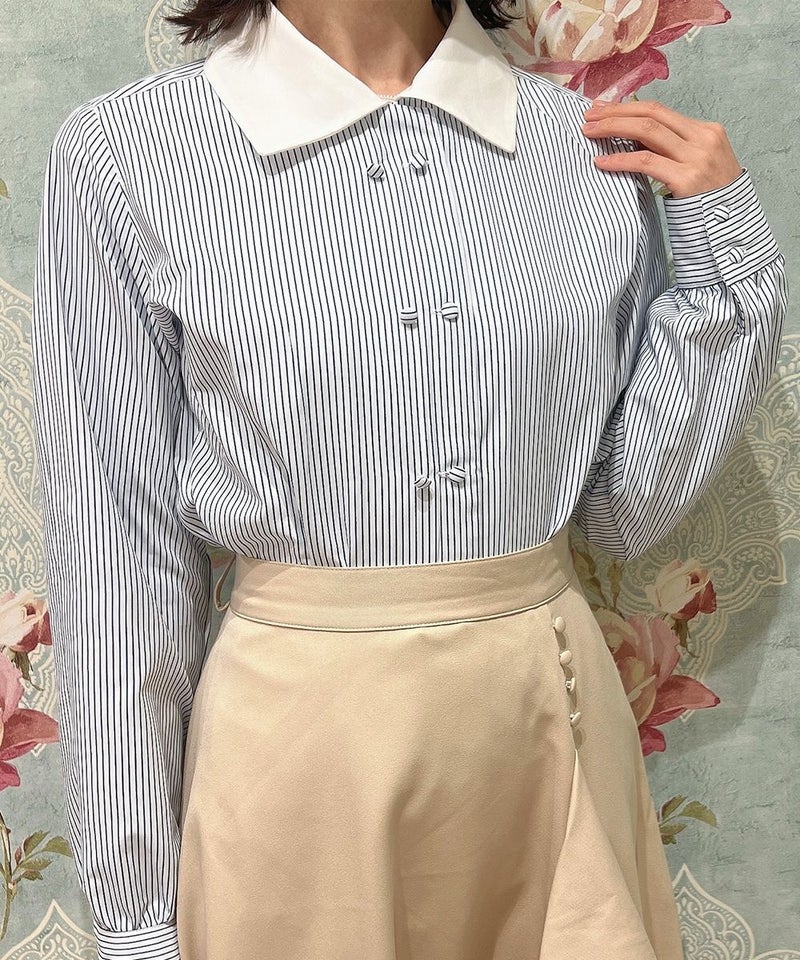 off white×navy / 155cm