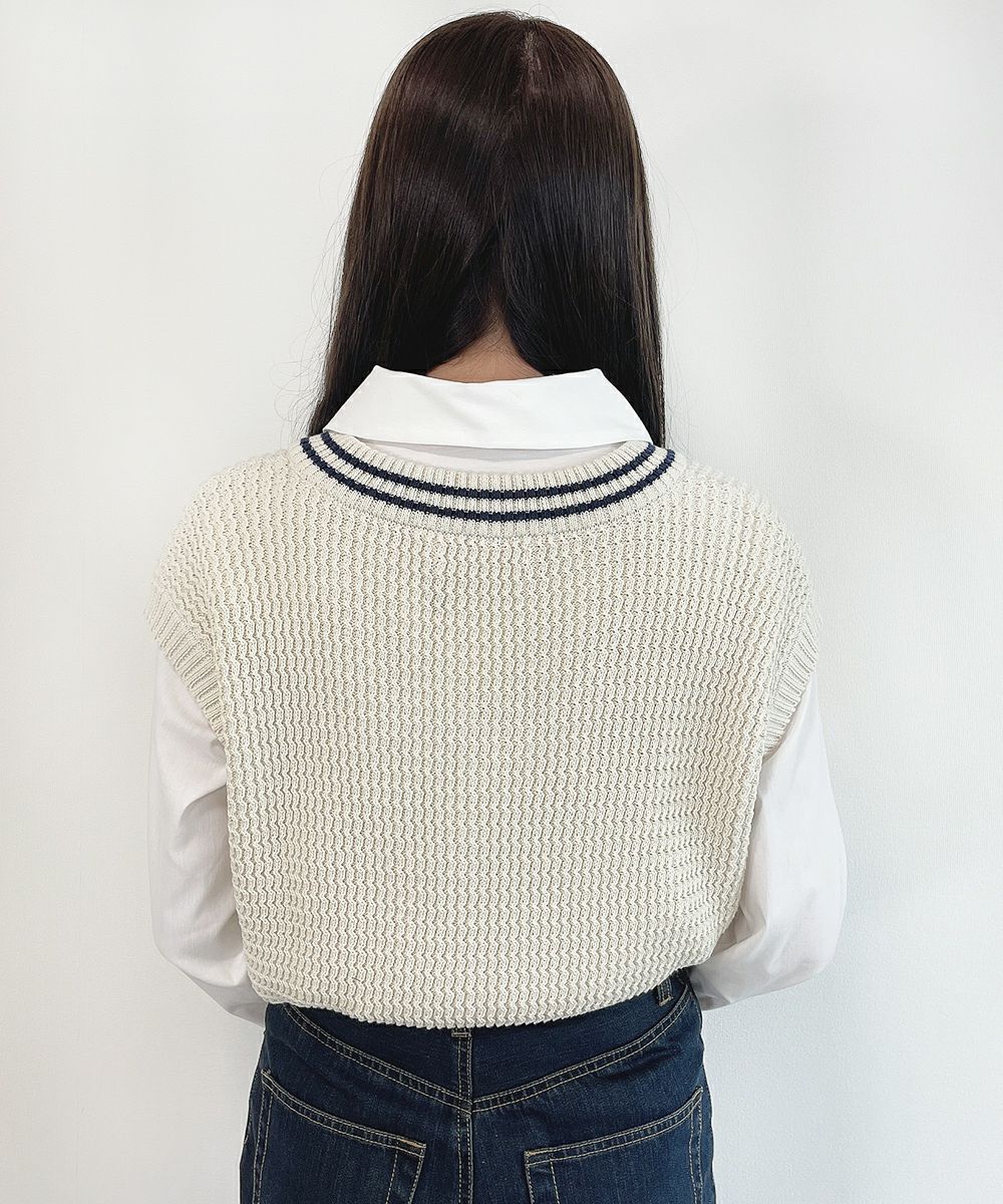 ivory×blue / 162cm