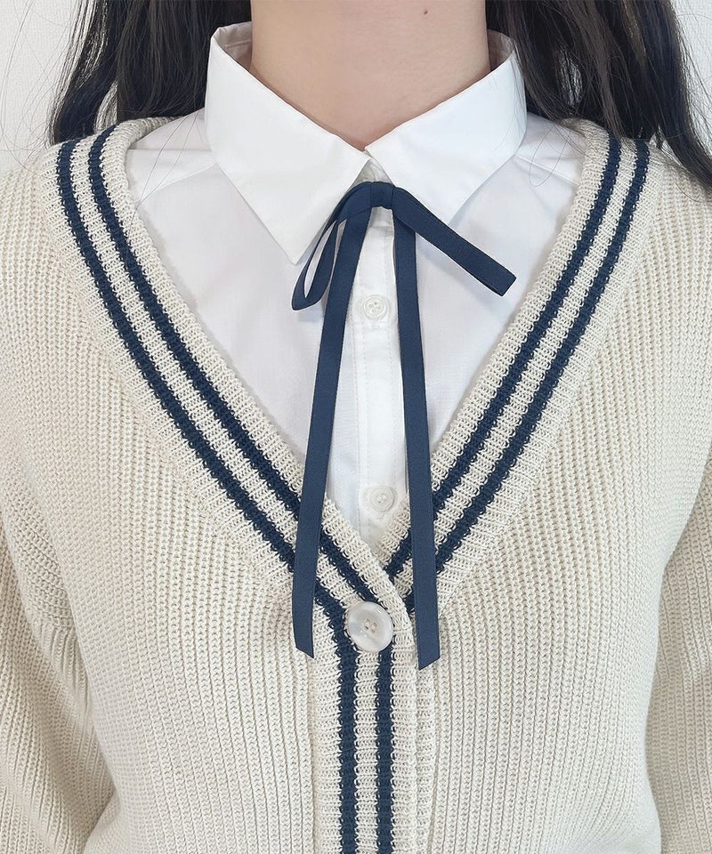 off white×navy / 162cm