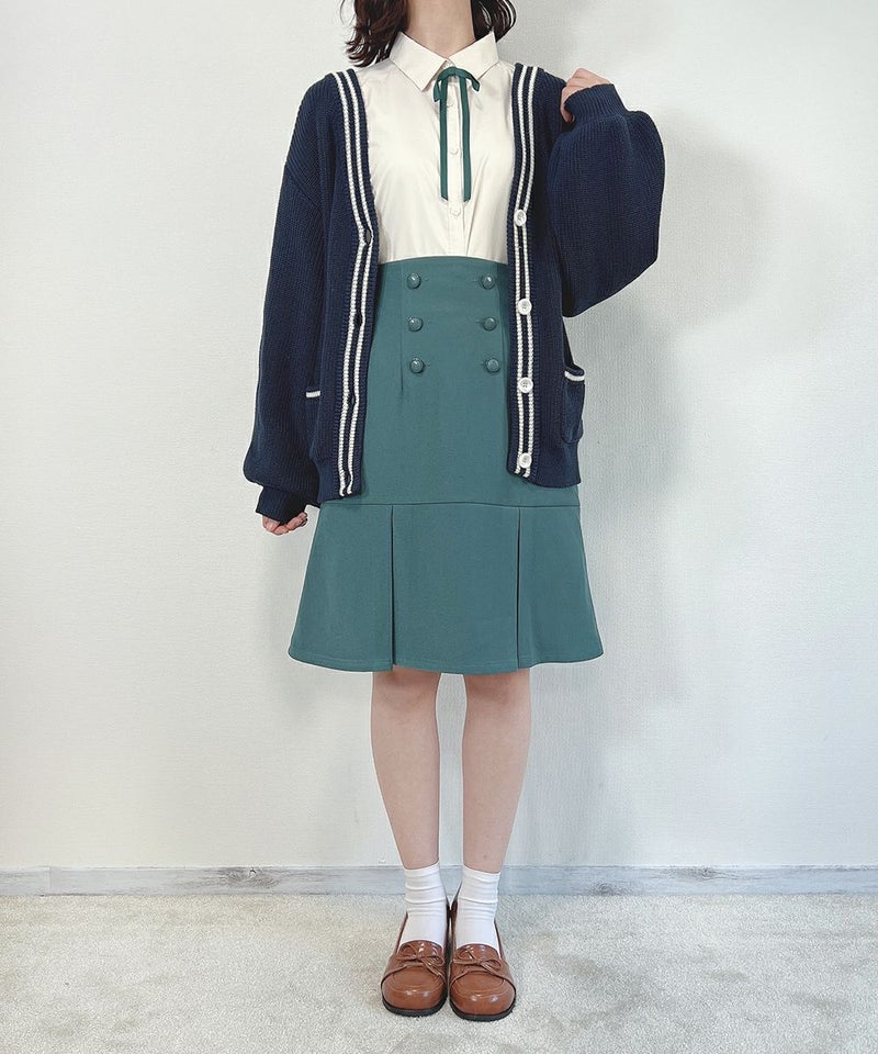 navy×white / 155cm