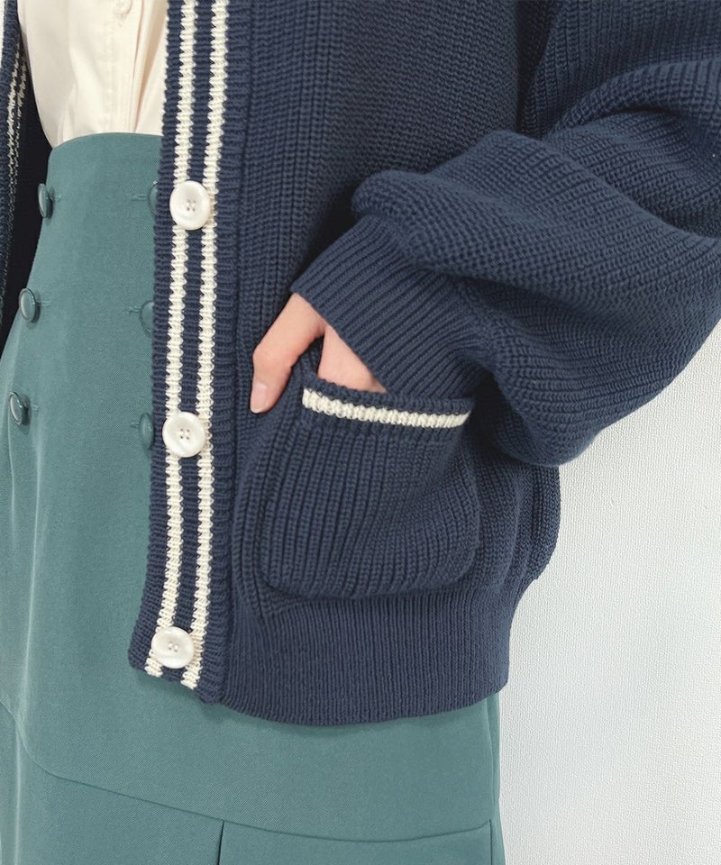 navy×white / ポケット