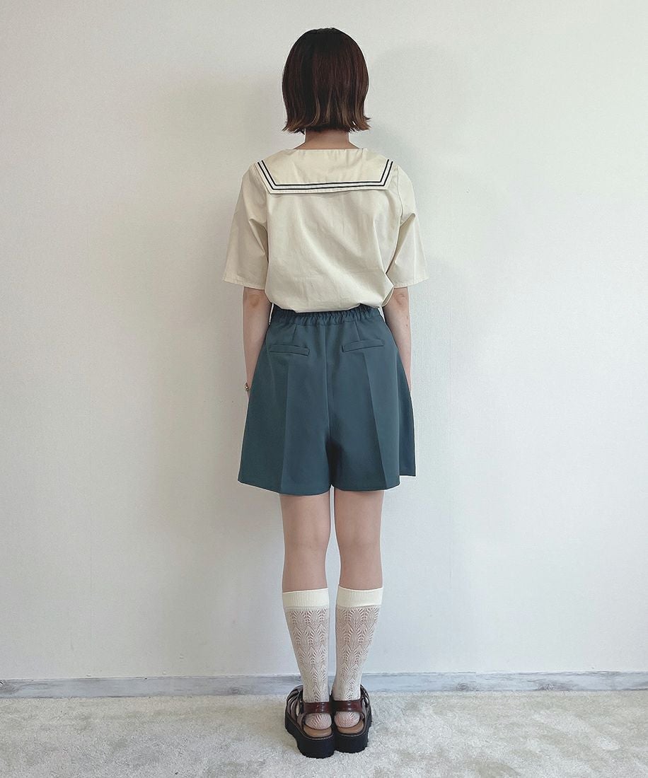 □ダブル釦ショートパンツ/F i.n.t [41AH02k003] | F i.n.t公式通販サイト
