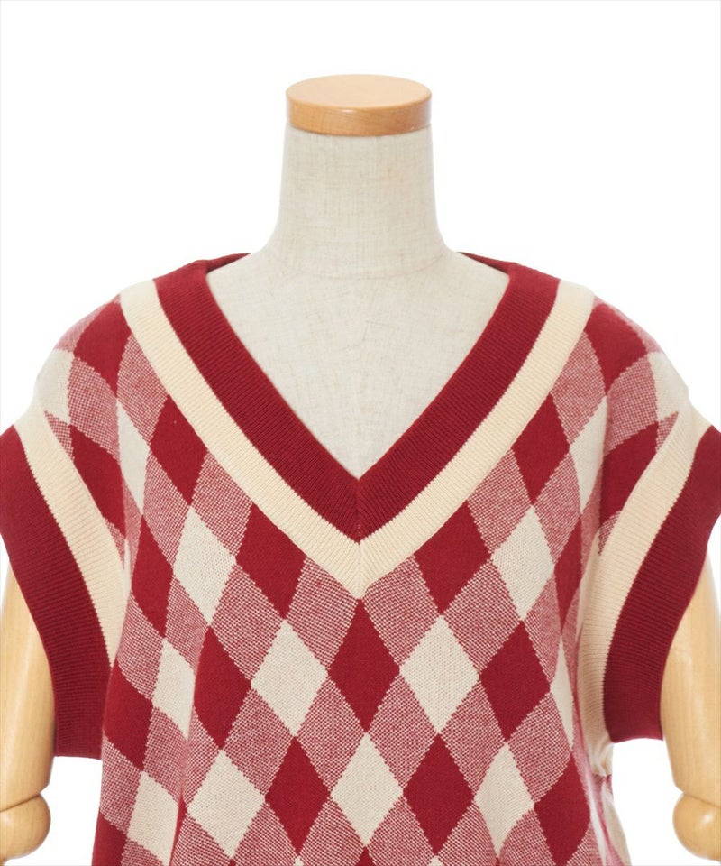 フロントアップ (ivory×red)