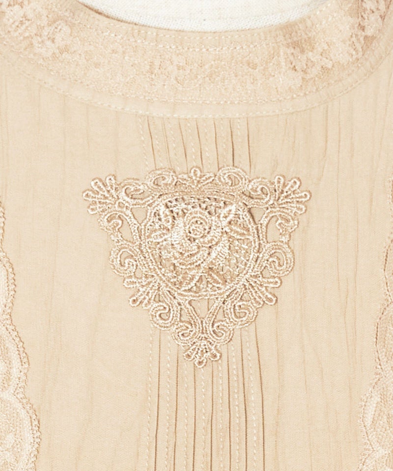 レースアップ (light beige)