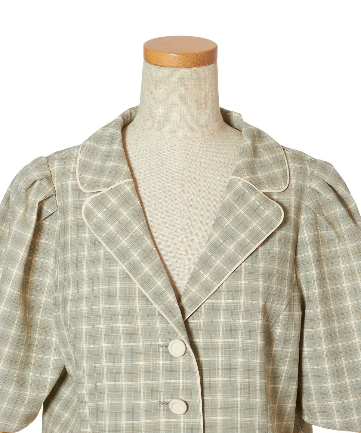 フロントアップ (green×white)