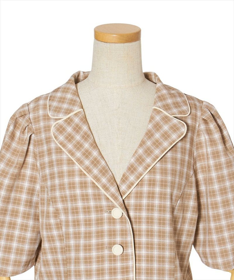 フロントアップ (beige×white)