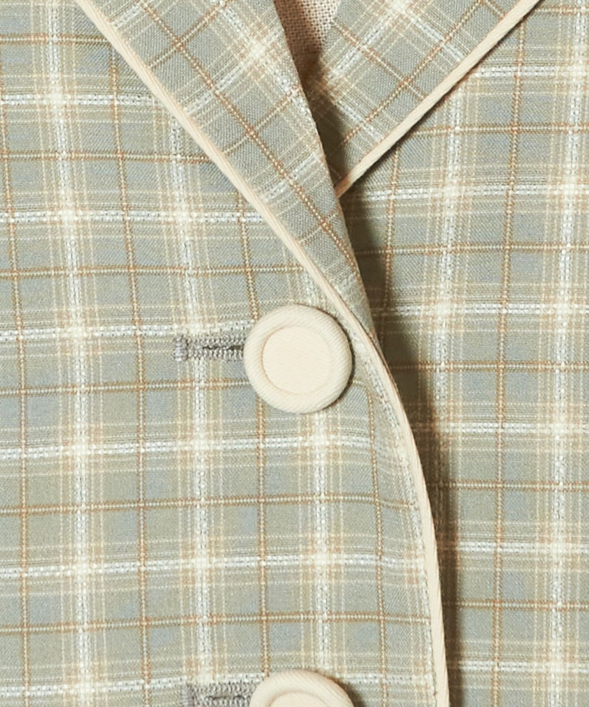 釦アップ (green×white)