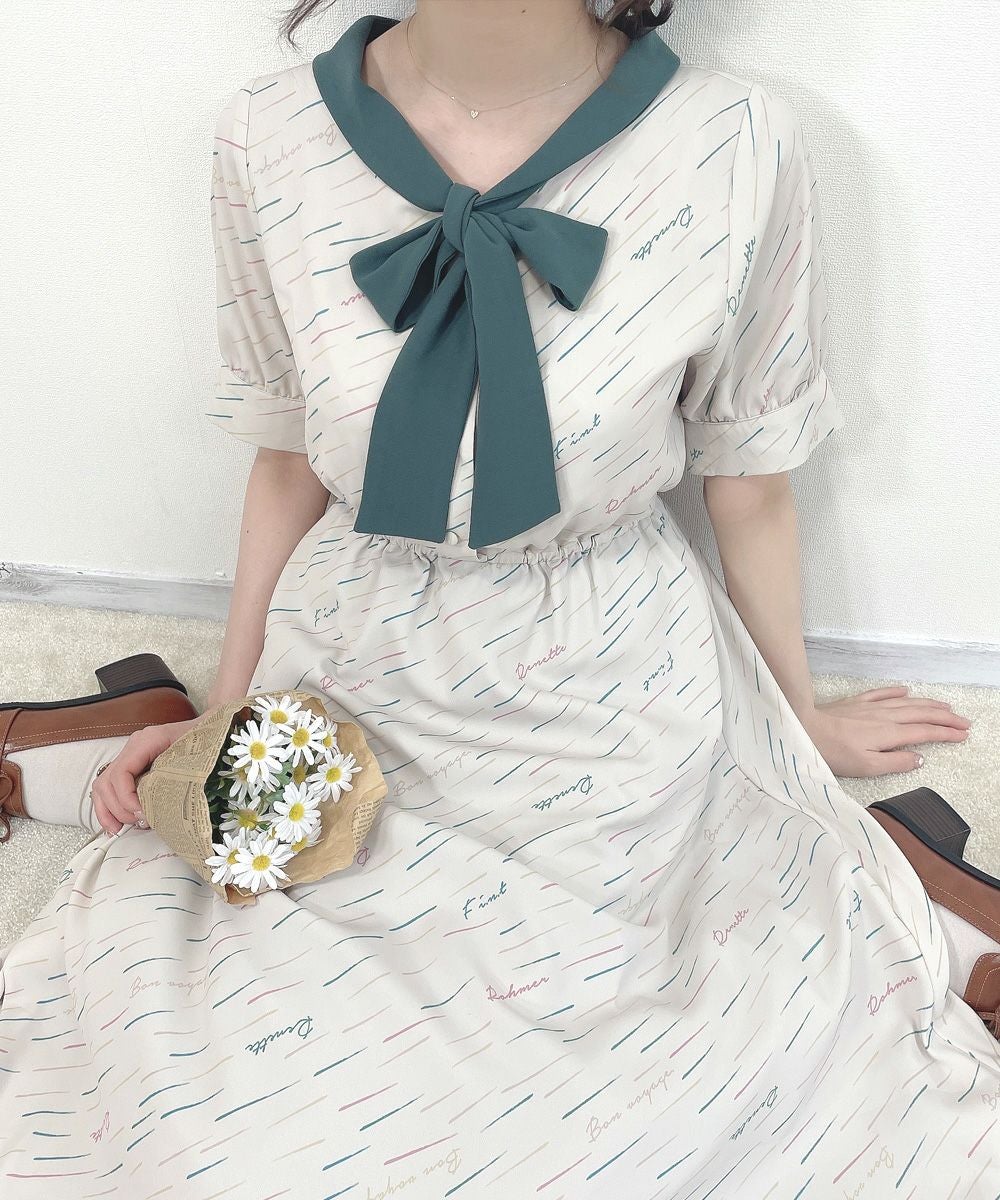 ivory×green / 162cm