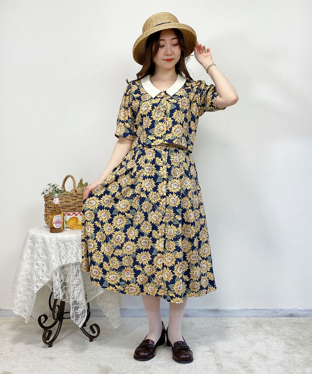 フィント花柄セットアップ Set up collection -25Spring-