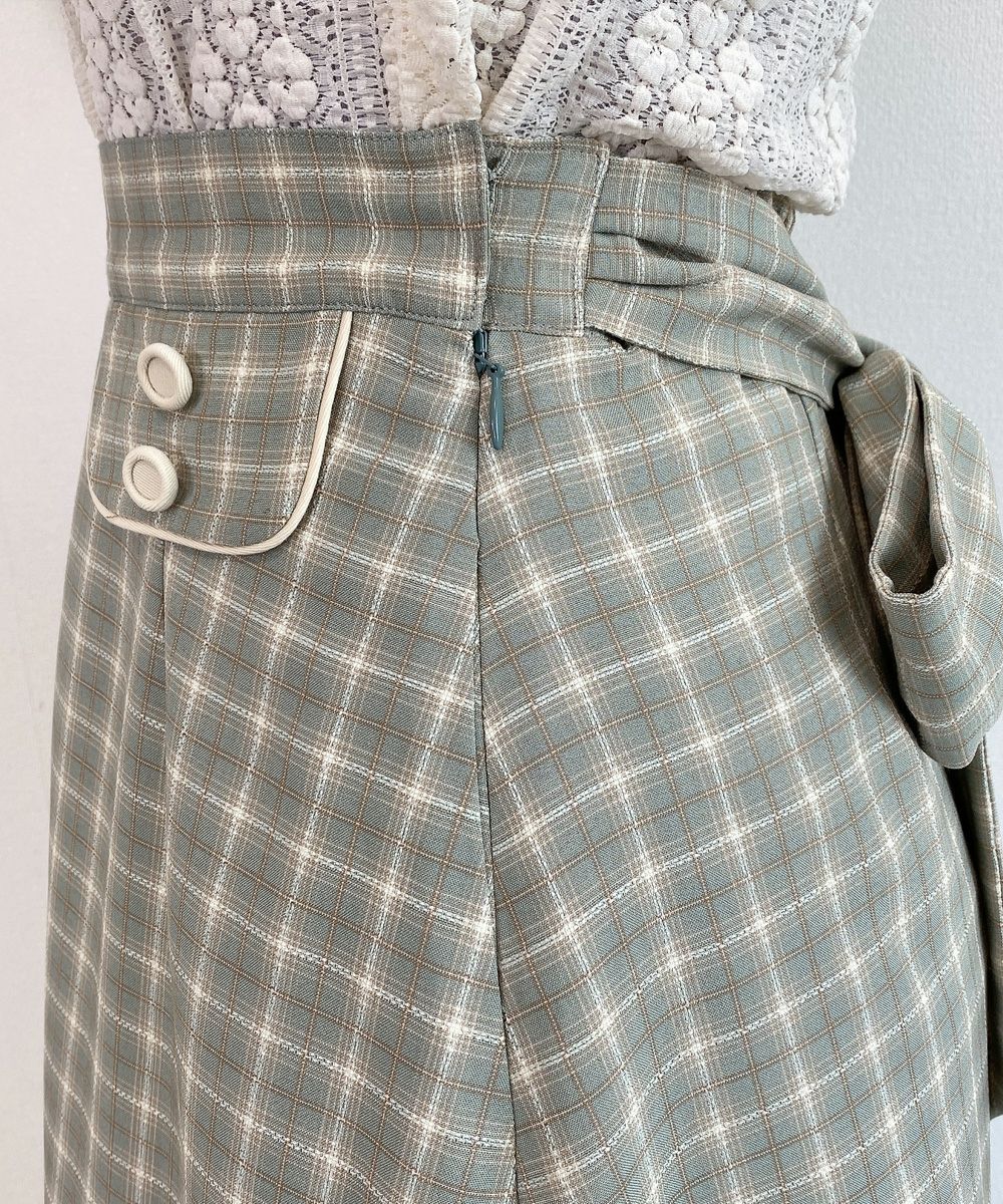 green×white / サイドファスナー