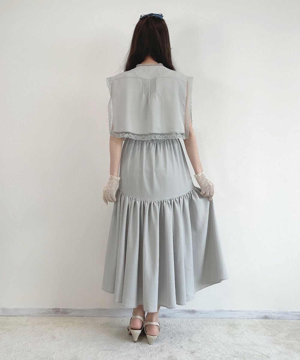 ヨークケープレイヤードワンピース/an another angelus [42BE03f016