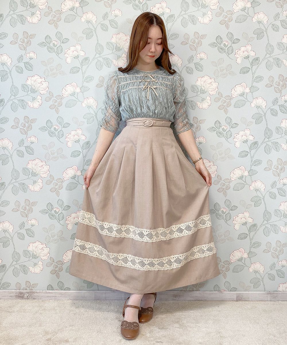 light beige / 153cm
