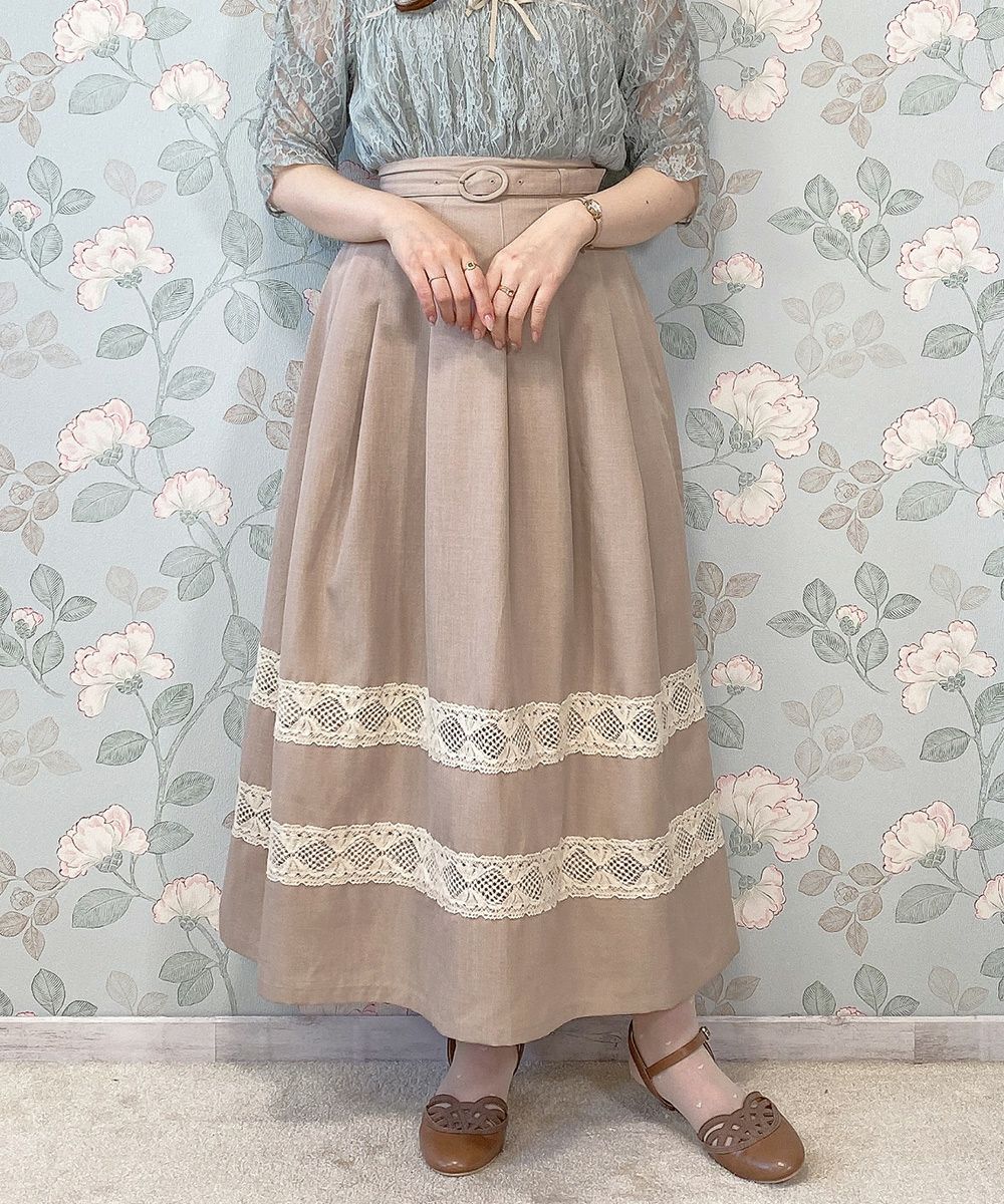 light beige / 153cm