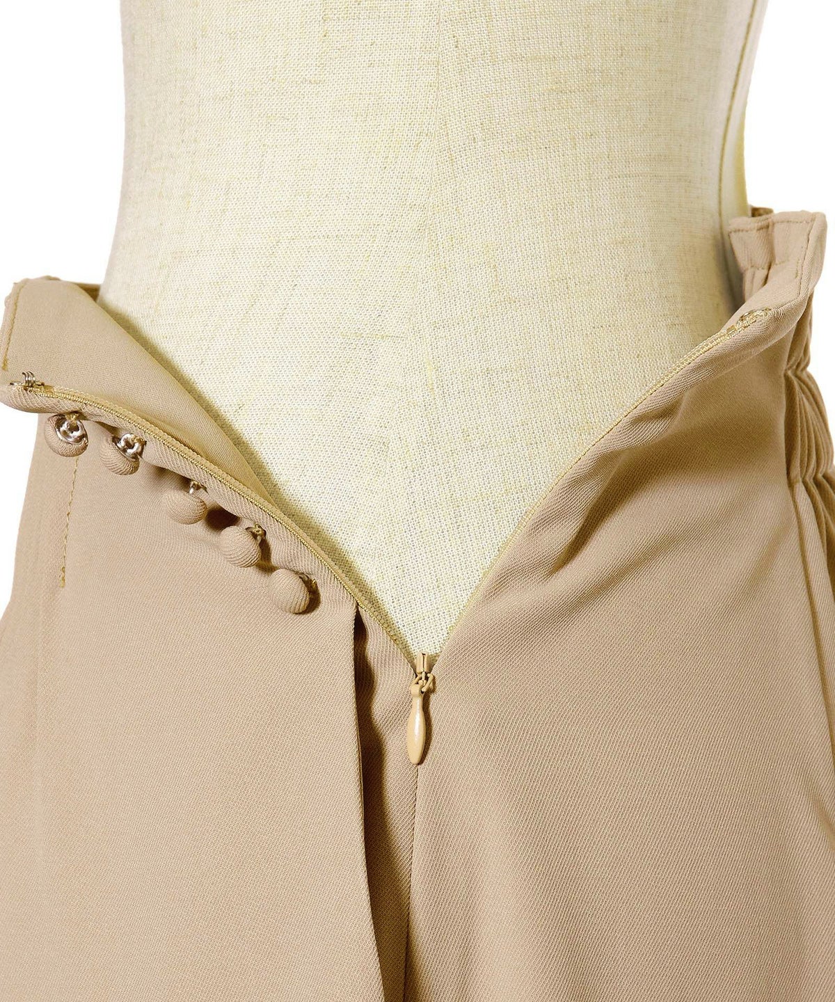 サイドファスナー (pink beige)