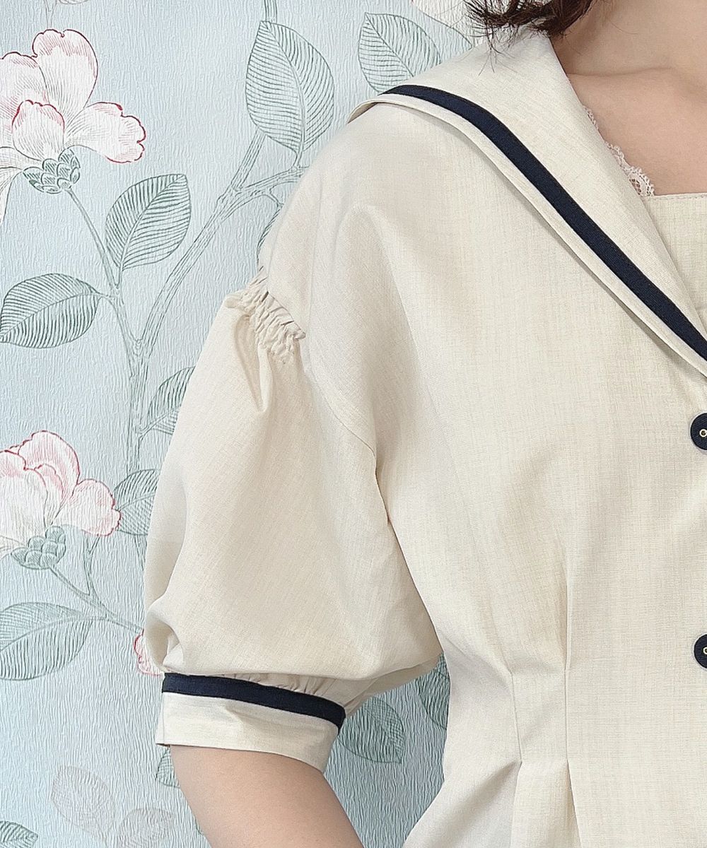 □ダブル釦セーラージャケット/an another angelus Limited