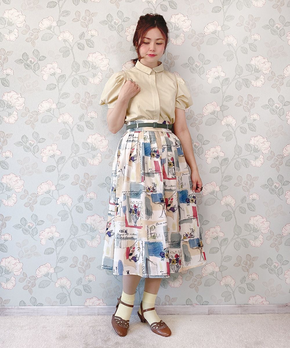 cream / 161cm