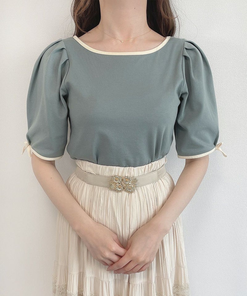 blue green×white / 162cm