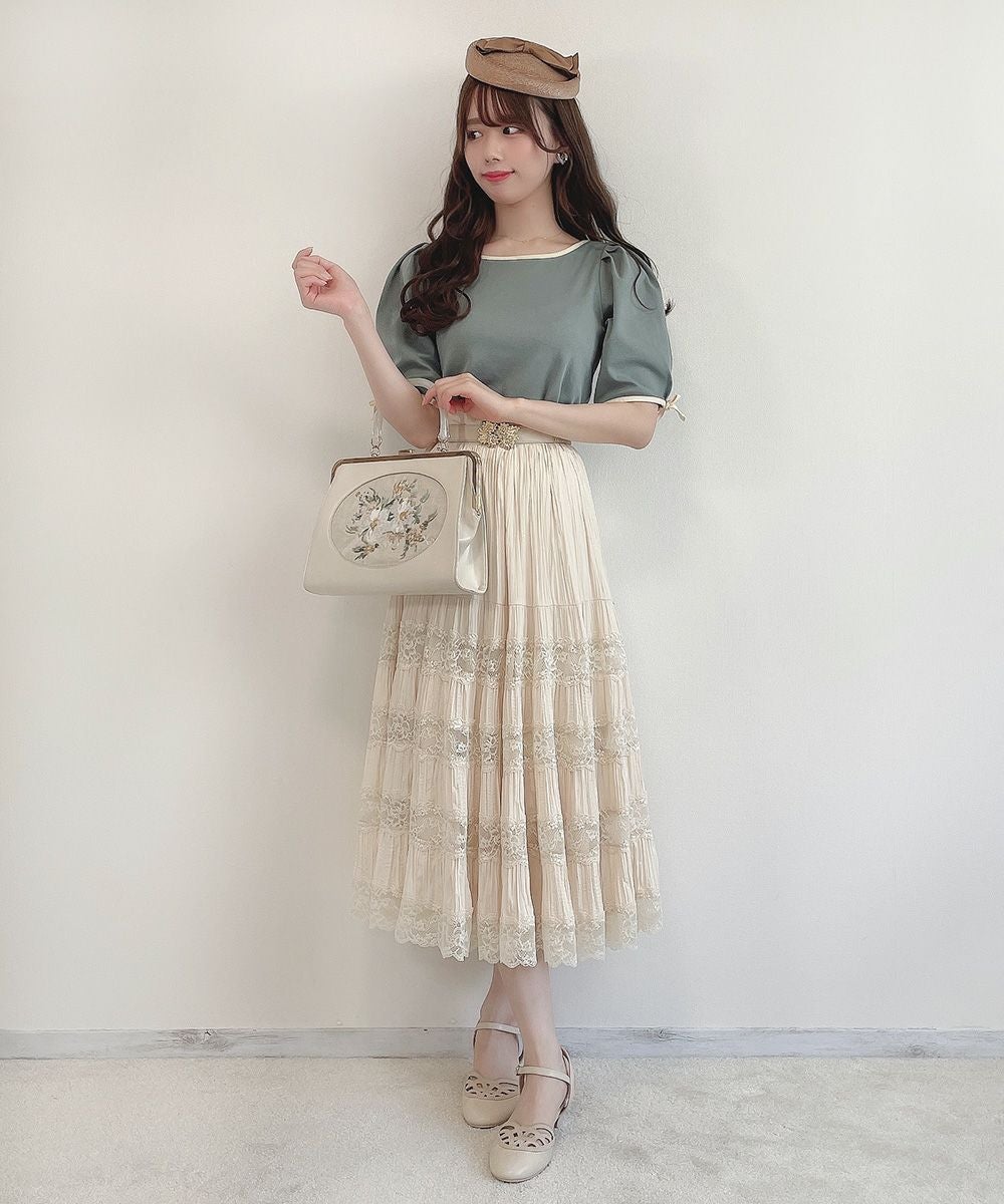 blue green×white / 162cm