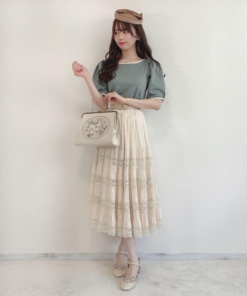 blue green×white / 162cm