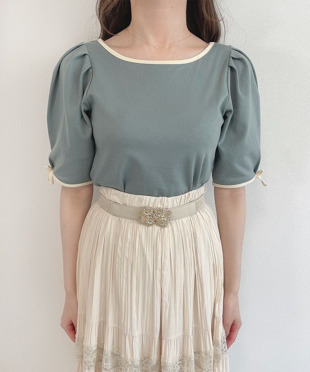 blue green×white / 162cm