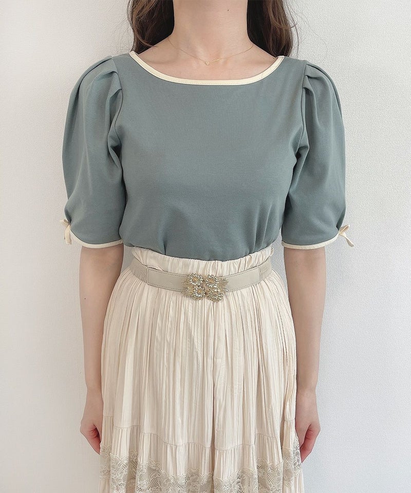 blue green×white / 162cm