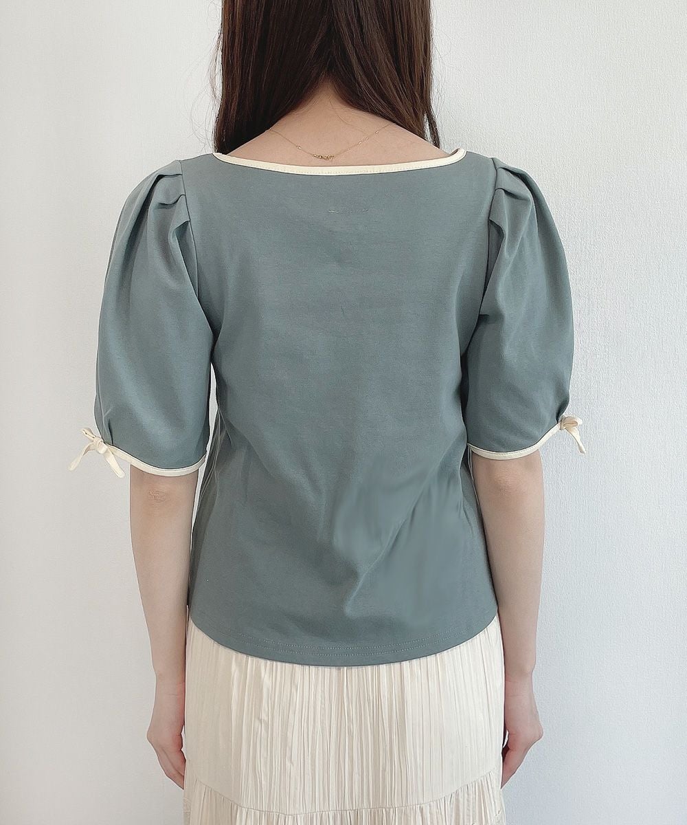 blue green×white / 162cm