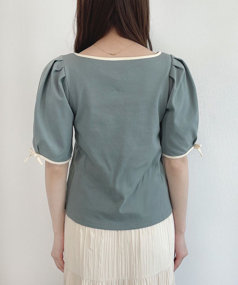 blue green×white / 162cm