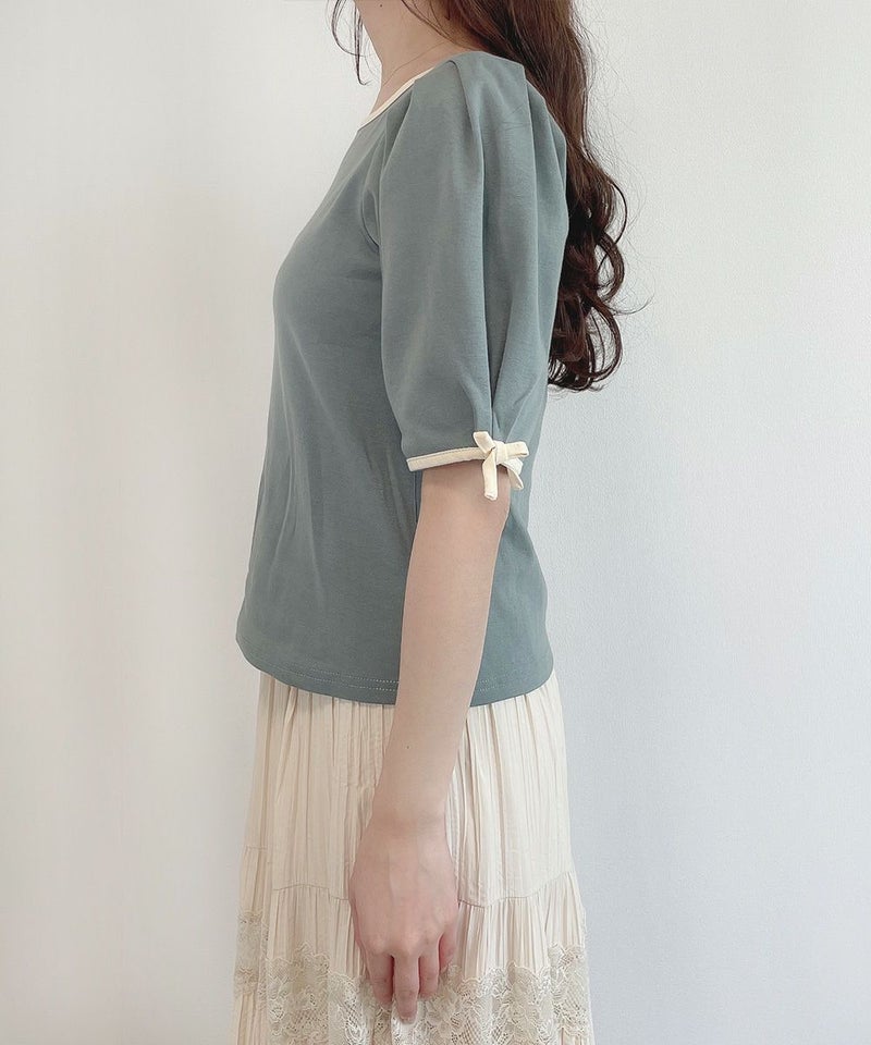 blue green×white / 162cm