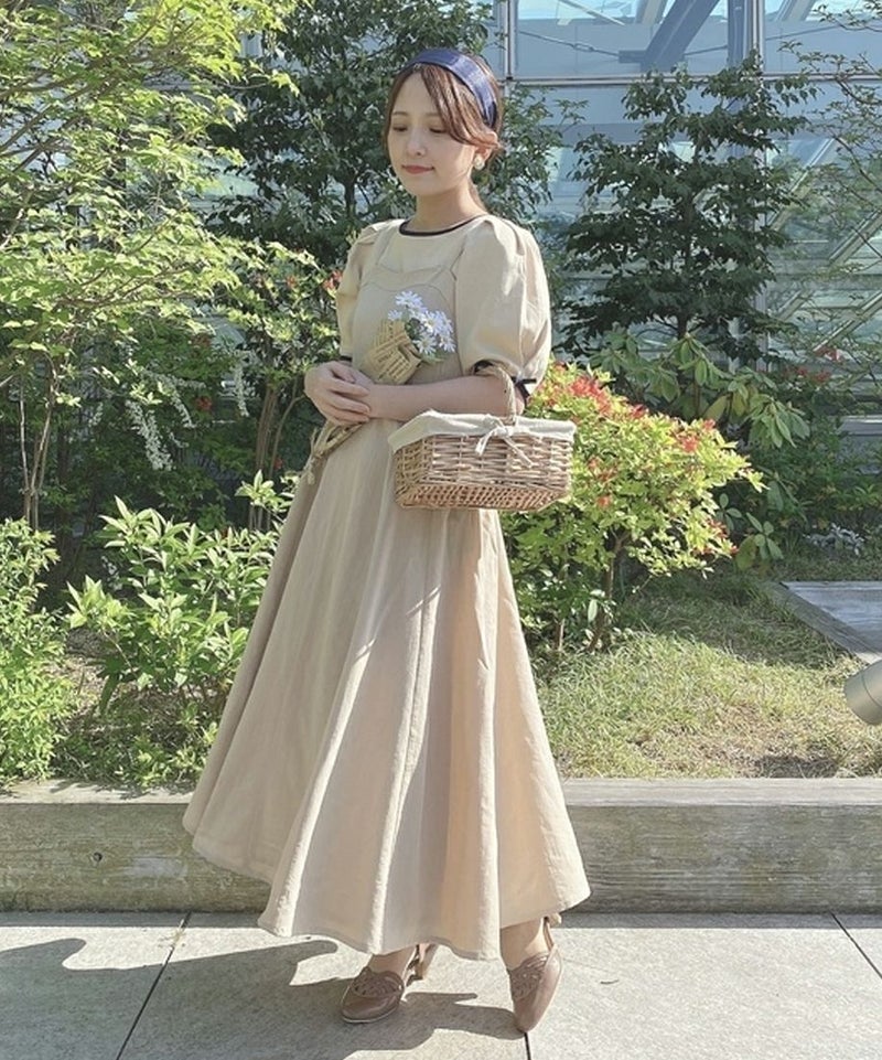 beige×blue / 150cm