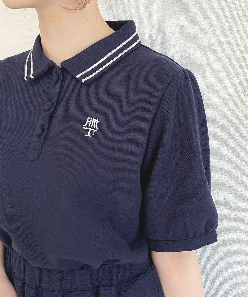 navy / 袖