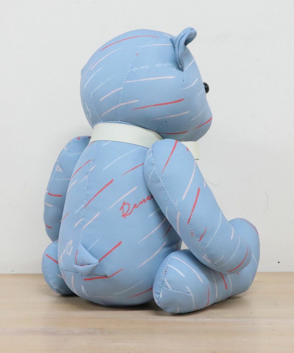 B：ReinetteストライプボウタイワンピースL/BLUE×WH 520