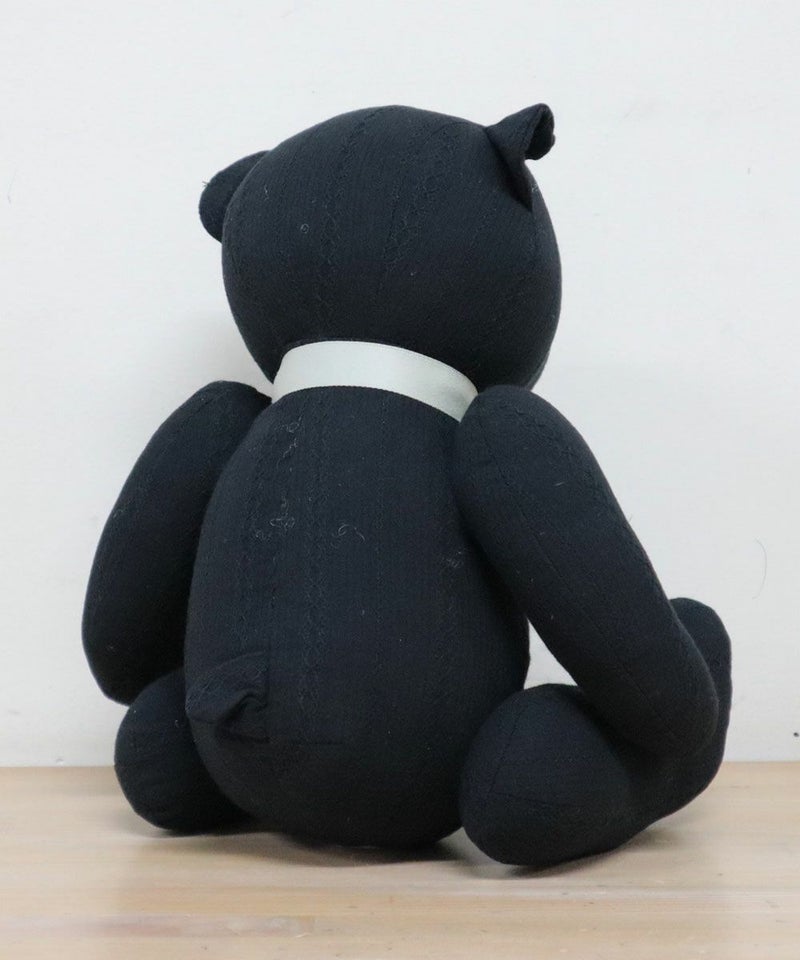 H：レース使いコットンドビーパフスリーブワンピースBLACK 99