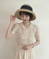 beige×blue