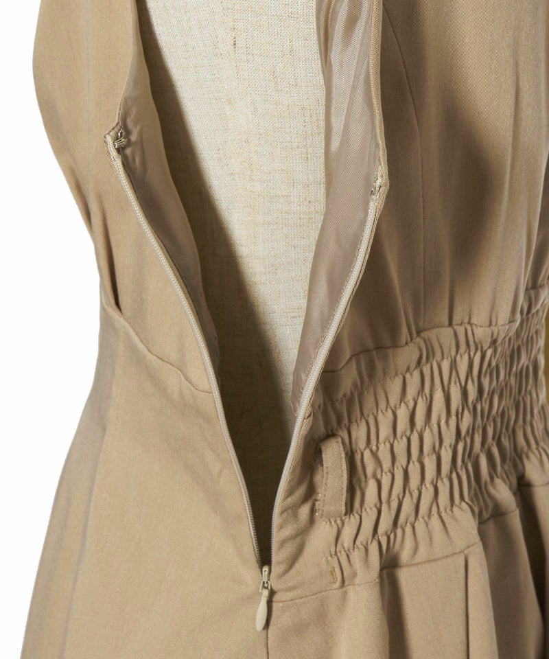 サイドファスナー (beige)