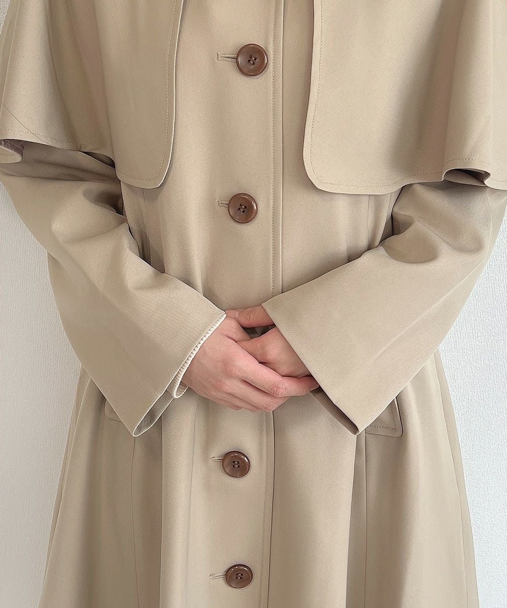 ケープ付きステンカラーコート/F i.n.t [43AD03j003] | F i.n.t公式