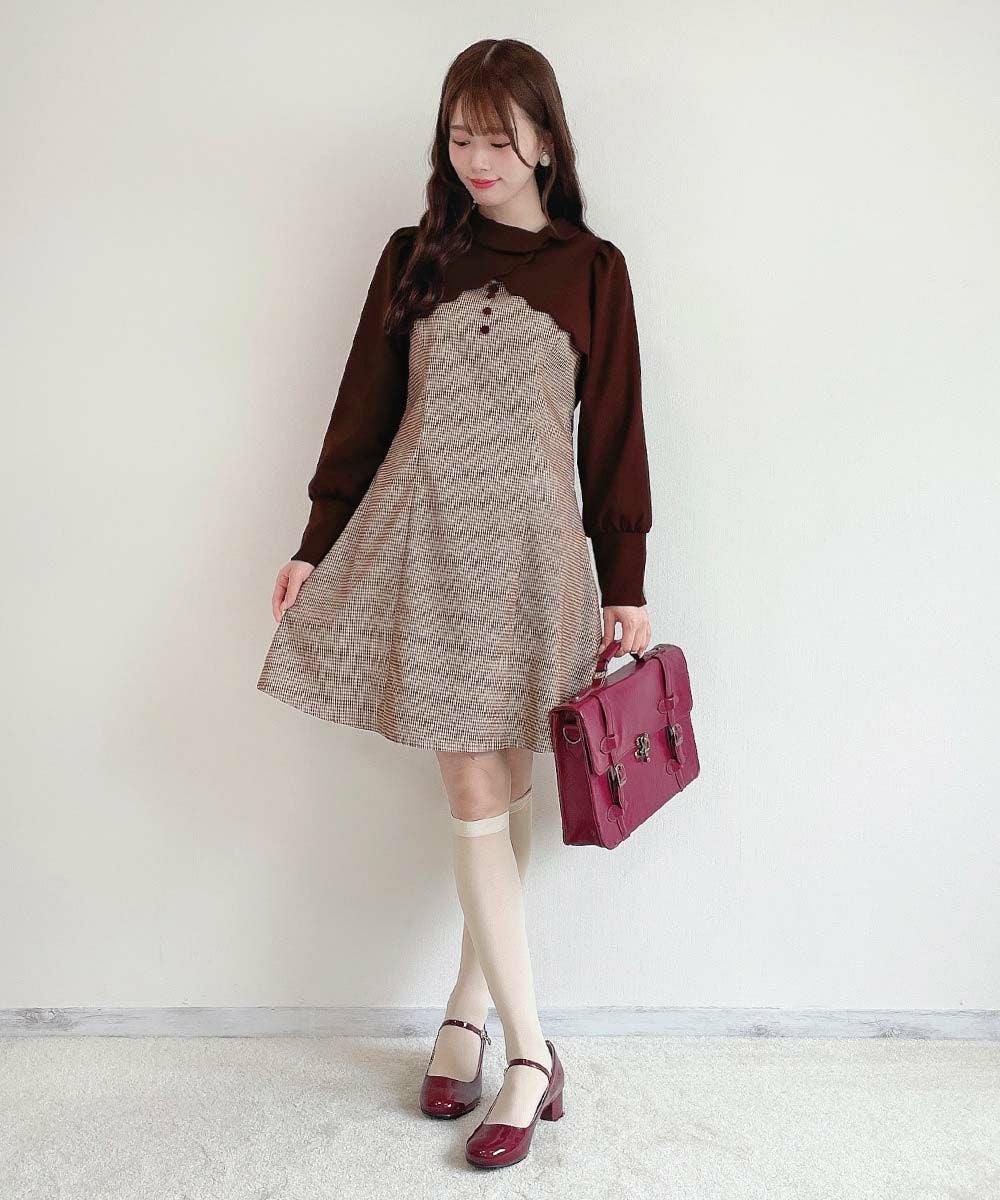 brown×yellow / 162cm