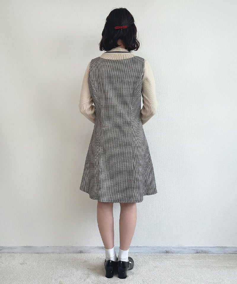 black×gray / 155cm / ワンピースのみの着用