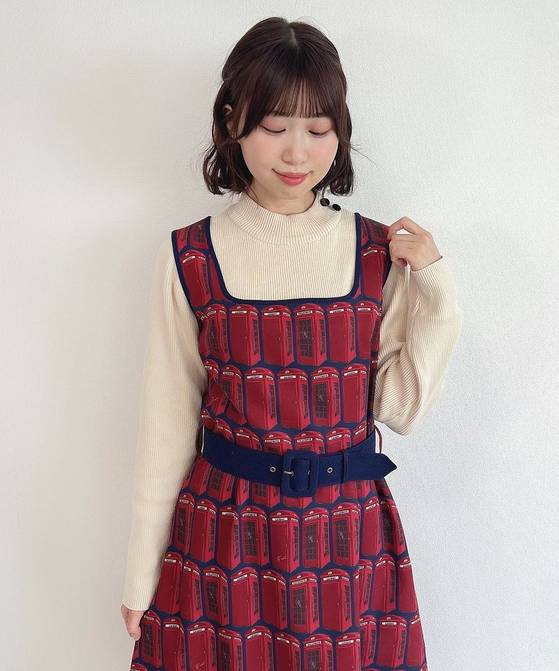 red×navy / 155cm