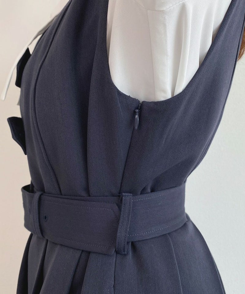 navy / サイドファスナー