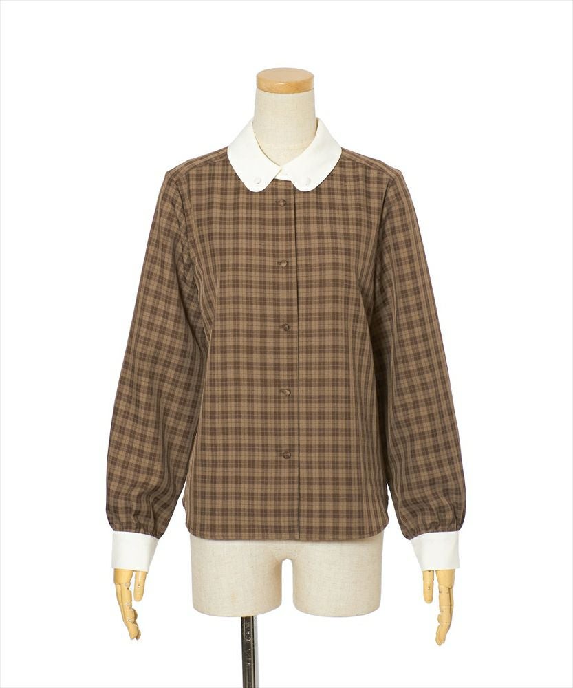 ネクタイを外した場合 (brown×brown)