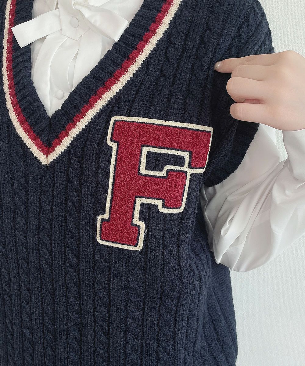 navy×red / ワッペン