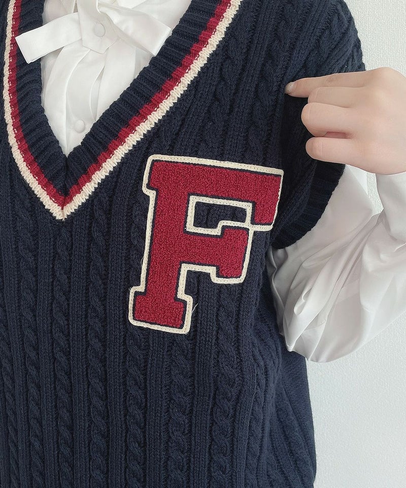 navy×red / ワッペン