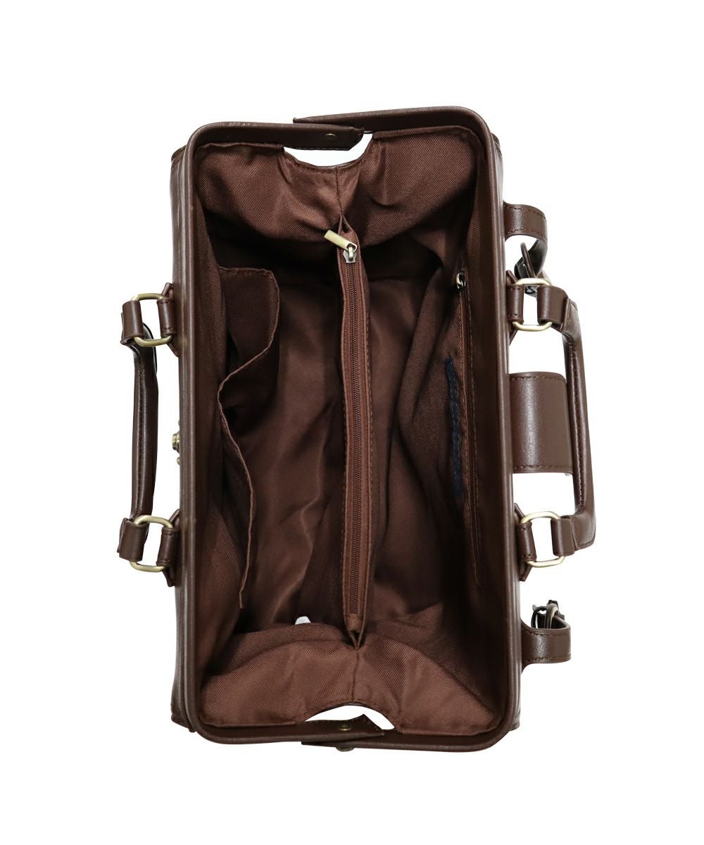 バッグを開けた状態 (brown)